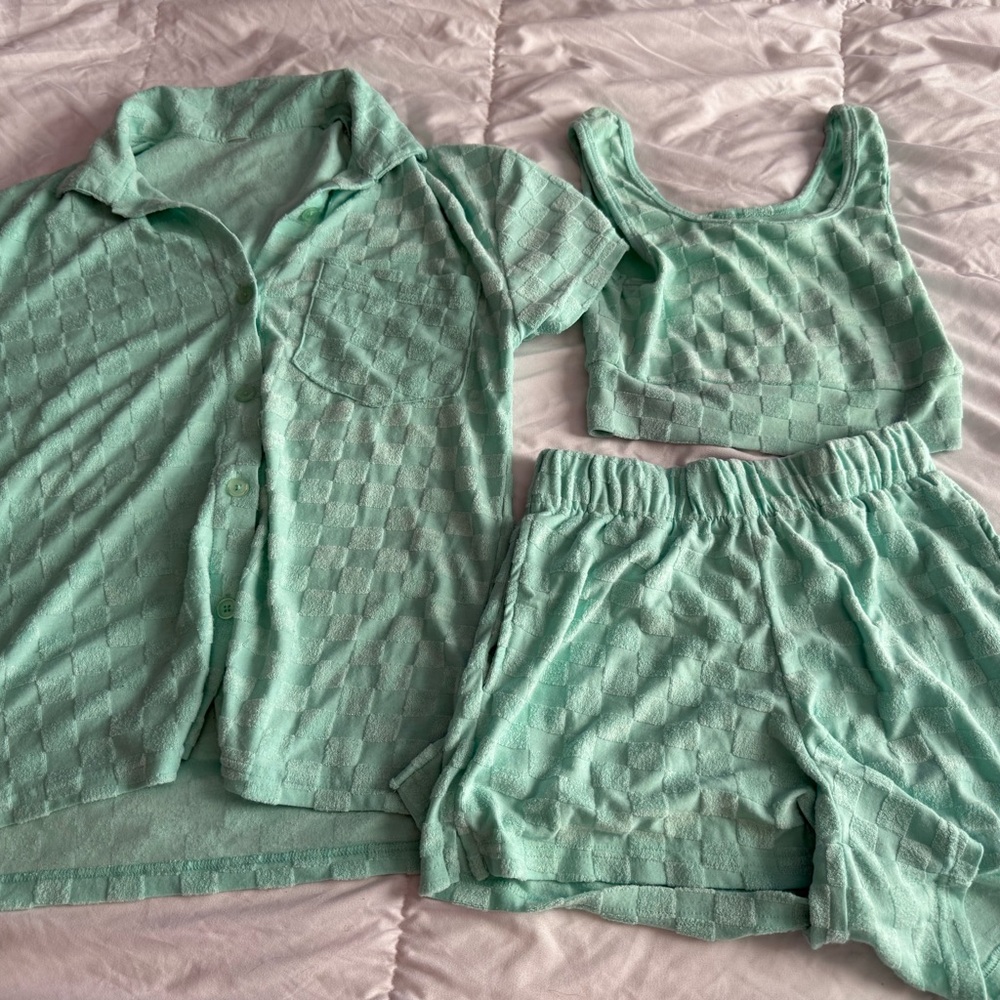 Xhilaration Mint Green Women's Pajama Set